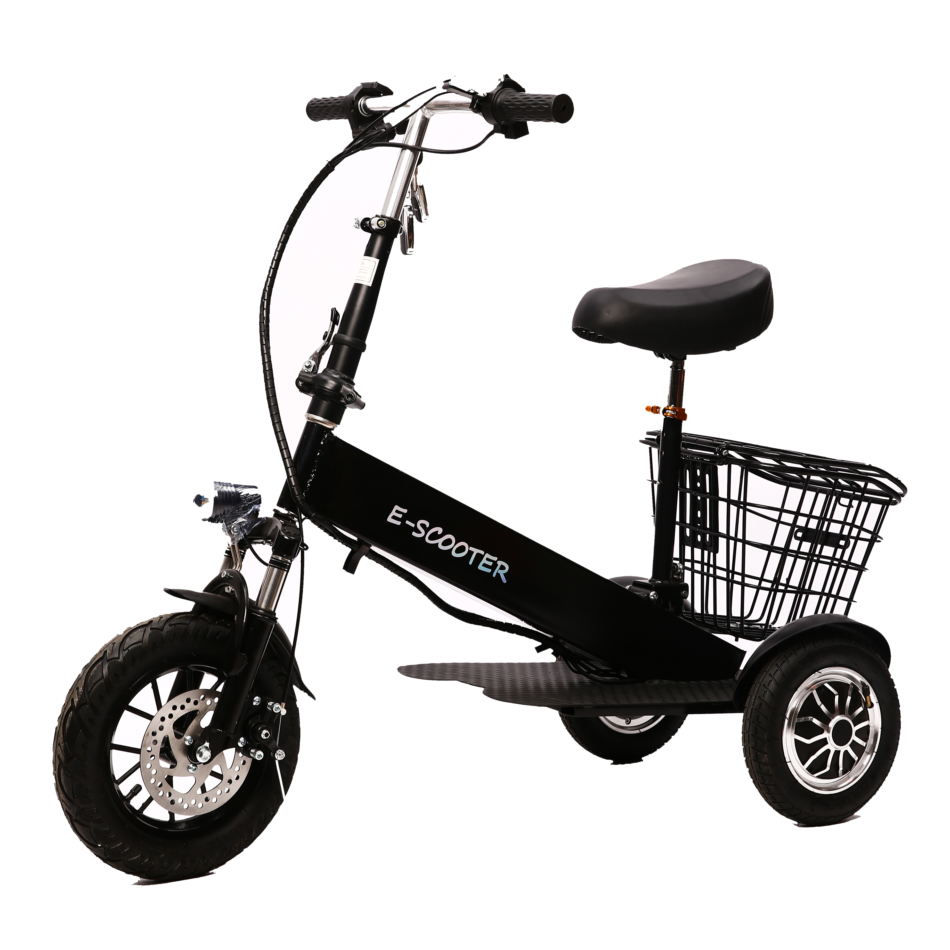 Scooter elétrica dobrável com rodas de 500w PU 